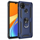 Xiaomi Redmi 9C Kılıf Sofya Yüzüklü Standlı Korumalı Kılıf - 7