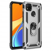 Xiaomi Redmi 9C Kılıf Sofya Yüzüklü Standlı Korumalı Kılıf - 10