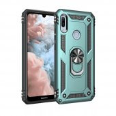 Huawei Y6 2019 Kılıf Sofya Yüzüklü Standlı Korumalı Kılıf - 7