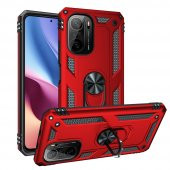 Xiaomi Mi 11i Kılıf Sofya Yüzüklü Standlı Korumalı Kılıf - 7