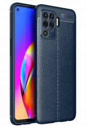Oppo Reno 5 Lite Kılıf Focus Derili Silikon Kılıf - 3
