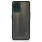 Oppo Reno 5 Lite Kılıf Montreal Arkası Buzlu Silikon Kılıf - 3
