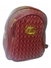 Girist Bayan Bordo Renk Sırt Çantası - 3