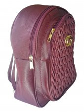 Girist Bayan Bordo Renk Sırt Çantası - 4