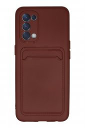 Oppo Reno 5 Kılıf Kelvin Kartvizitli Şık Silikon Kılıf - 6