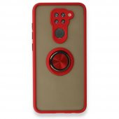 Xiaomi Redmi Note 9 Kılıf Arkası Buzlu Yüzüklü Montreal Kapak thumbnail 2