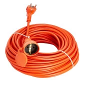 Bylion 20 Metre Seyyar Uzatma Kablosu 3x1.5 mm Turuncu Kablo - 4