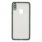 Samsung Galaxy A20S Kılıf Arkası Buzlu Montreal Silikon Kapak - 2