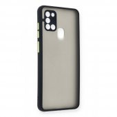 Samsung Galaxy A21S Kılıf Arkası Buzlu Montreal Silikon Kapak - 5