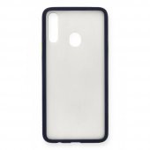 Samsung Galaxy A20S Kılıf Arkası Buzlu Montreal Silikon Kapak - 6