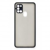 Samsung Galaxy A21S Kılıf Arkası Buzlu Montreal Silikon Kapak - 6
