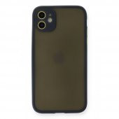 Apple iPhone 11 Kılıf Arkası Buzlu Montreal Silikon Kapak - 4