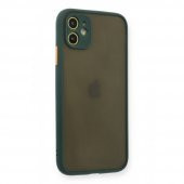 Apple iPhone 11 Kılıf Arkası Buzlu Montreal Silikon Kapak - 7