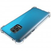Xiaomi Redmi Note 9 Pro Kılıf Antishock Sert Şeffaf Silikon - 3