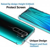 Xiaomi Redmi Note 8 Pro Kılıf Antishock Sert Şeffaf Silikon - 2