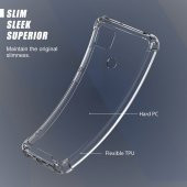 Xiaomi Redmi 9C Kılıf Antishock Darbe Emici Şeffaf Sert Silikon - 6