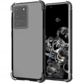 Samsung Galaxy S20 Ultra Kılıf Antishock Sert Şeffaf Silikon - 1