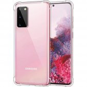 Samsung Galaxy S20 Kılıf Antishock Darbe Emici Şeffaf Silikon - 1