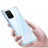 Samsung Galaxy S20 Kılıf Antishock Darbe Emici Şeffaf Silikon - 2