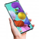 Samsung Galaxy A51 Kılıf Antishock Darbe Emici Şeffaf Silikon - 2