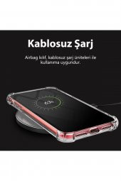 Samsung Galaxy A21S Kılıf Antishock Darbe Emici Şeffaf Silikon - 11