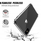 Apple iPhone X/XS Kılıf Antishock Darbe Emici Şeffaf Sert Silikon - 2