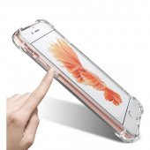 Apple iPhone 8 Plus Kılıf Antishock Darbe Emici Şeffaf Silikon - 2