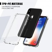 Apple iPhone X/XS Kılıf Antishock Darbe Emici Şeffaf Sert Silikon - 6