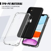 Apple iPhone 11 Kılıf Antishock Darbe Emici Şeffaf Sert Silikon - 6