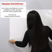 120 x 300 Beyaz - Yapışkansız Tutunan Akıllı Kağıt * 1 Alana 1 Hediye * thumbnail 2