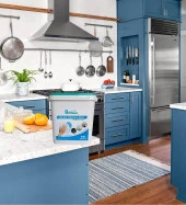 QUICKCARE Dezenfektanlı Yüzey Temizlik Havlusu 400 Yaprak, YEDEK POŞET Beyaz Sabun Kokulu - 7