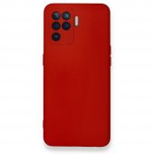Oppo Reno 5 Lite Kılıf Nano İçi Kadife Lansman Silikon Kılıf - 5