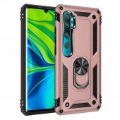 Xiaomi Mi Note 10 Lite Kılıf Sofya Yüzüklü Standlı Korumalı Kılıf - 8