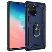 Samsung Galaxy Note 10 Lite Kılıf Sofya Yüzüklü Standlı Kılıf - 7