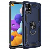 Samsung Galaxy M31S Kılıf Sofya Yüzüklü Standlı Korumalı Kılıf - 1