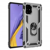 Samsung Galaxy A51 Kılıf Sofya Yüzüklü Standlı Korumalı Kılıf - 6