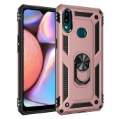 Samsung Galaxy A10S Kılıf Sofya Yüzüklü Standlı Silikon Kılıf - 8