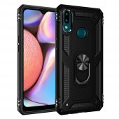 Samsung Galaxy A10S Kılıf Sofya Yüzüklü Standlı Silikon Kılıf - 9
