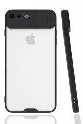 Apple iPhone 8 Plus Uyumlu Kamera Korumalı Lensli Silikon Kılıf - 1