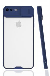 Apple iPhone 8 Plus Uyumlu Kamera Korumalı Lensli Silikon Kılıf - 4