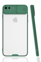 Apple iPhone 8 Plus Uyumlu Kamera Korumalı Lensli Silikon Kılıf - 8