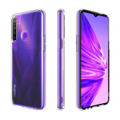 Realme 5i Kılıf Lüx Şeffaf Silikon Kılıf Yüksek Koruma - 3