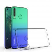 Huawei Y6P Kılıf Lüx Kamera Korumalı Şeffaf Silikon Kılıf - 1