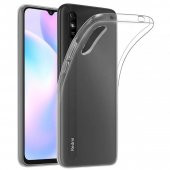 Xiaomi Redmi 9A Kılıf Lüx Kamera Korumalı Şeffaf Silikon Kılıf - 1
