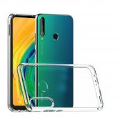 Huawei P40 Lite E Kılıf Lüx Kamera Korumalı Şeffaf Silikon Kılıf - 1