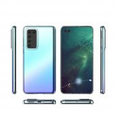 Huawei P40 Kılıf Lüx Kamera Korumalı Şeffaf Silikon Kılıf - 2
