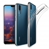 Huawei P20 Kılıf Lüx Kamera Korumalı Şeffaf Silikon Kılıf - 2