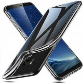 Samsung Galaxy S8 Plus Kılıf Lüx Şeffaf Silikon Kılıf - 1