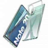 Samsung Galaxy Note 20 Kılıf Lüx Şeffaf Silikon Kılıf - 3
