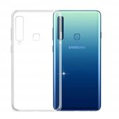 Samsung Galaxy A9 2018 Kılıf Lüx Şeffaf Silikon Kılıf - 1